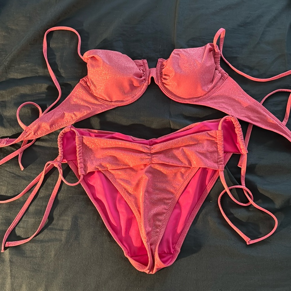 Medium Fuchsia Pink VS 2pc Bikini